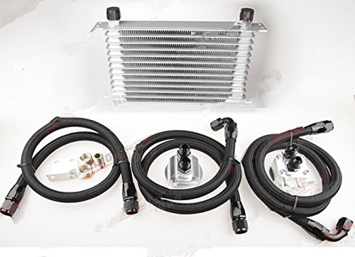 Kit radiateur d'huile 13 rangées aluminium pour refroidissement moteur longue distance