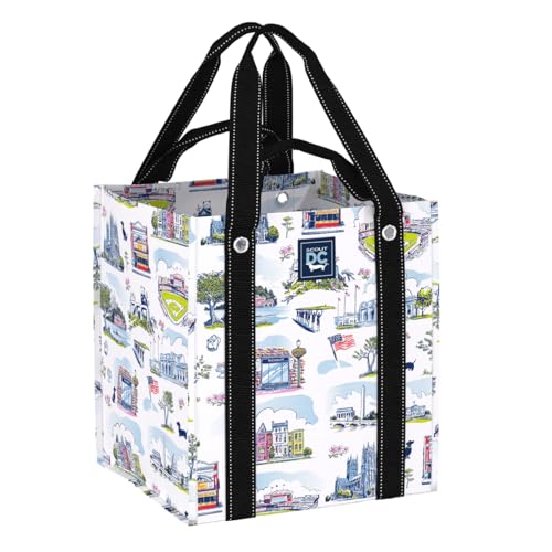 SCOUT Bagette Market Tote, Large Reusable Grocery Bag with Burst-Proof Bottom