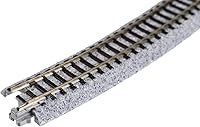 Vista 3 de Kato USA Model Train Products Unitrack, 481mm (19") Radius 15-Degree Curve Track (4-Piece)