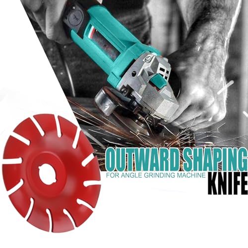 ZAWELIYO 12 Dentes de Escultura para Remoção de Rebarbas, Madeira, Escultura Em Madeira Com Roda de