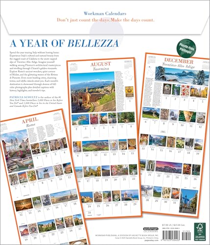 365 Days in Italy Picture-A-Day® Wall Calendar 2026