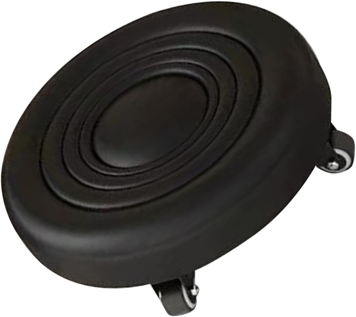 Pulley Stool Nursing Stool Step Stool Bathroom Stool Swivel Caster Stool Pottery Making Stools Roller Short Seat Stools Bed Steps Foot Stool for Bathroom Footstool Plastic Black