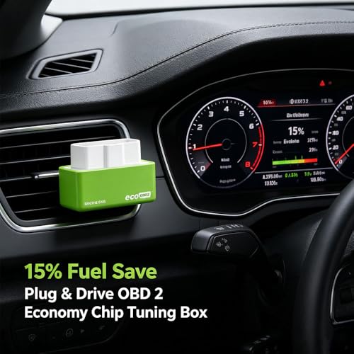 HUQINXIN Syngas Spritsparer, Fuel Saver Kraftstoffsparer,Fuel Saver Kraftstoffsparer,Syngas OBD-Fuel Saver, Verbessert Benzinverbrauch, Gilt Für Alle Fahrzeuge (2PC)