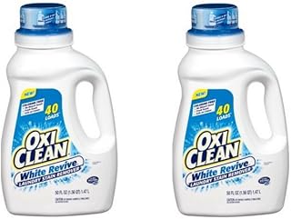 OxiClean, White Revive, Laundry Stain Remover, Liquid -40 Loads (2 Pack)