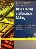 Data Analysis and Decision Making 4th Edition University of Texas 1133437605 Book Cover