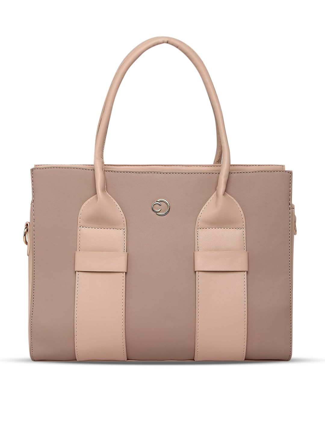 Caprese RUBY SELF DESIGN LIGHT PINK FAUX LEATHER LARGE SATCHEL HANDBAG (B0CYQC7QRF) Amazon Price History, Amazon Price Tracker