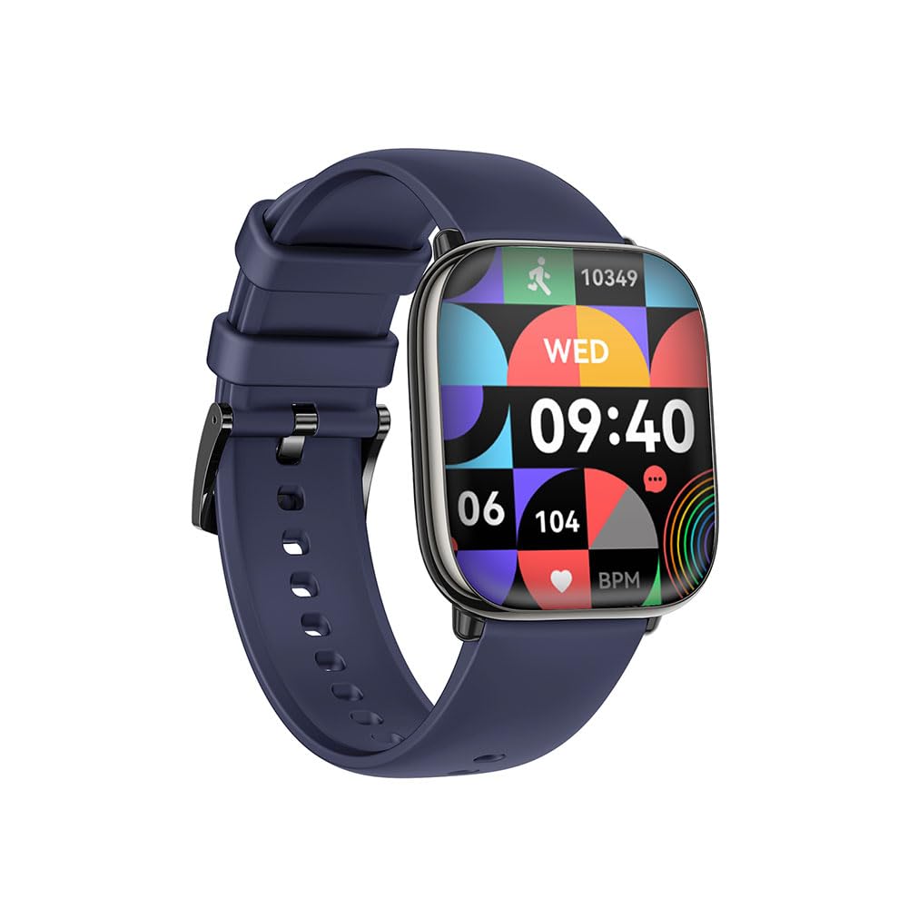 Trevi T-FIT 265 A Smartwatch con Display AMOLED 1.75" Always On Full Touch, Chiamate Wireless, Monitoraggio Sonno, Passi, Frequenza Cardiaca, Fitness Tracker, Waterproof IP67, Nero