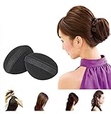 Flyusa 2 Pairs Bump It Up Volume Hair Base Styling Insert Tool Do Beehive Hair Styler Stick Bun Maker Braid Tool Hair Accessories for Women