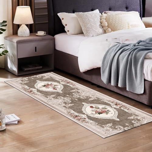 Alfombra de pasillo larga para cocina y zonas transitadas con base antideslizante lavable 4