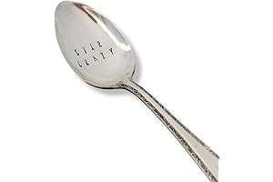 Stir Crazy Hammered Vintage Teaspoon: Delightfully Distinctive