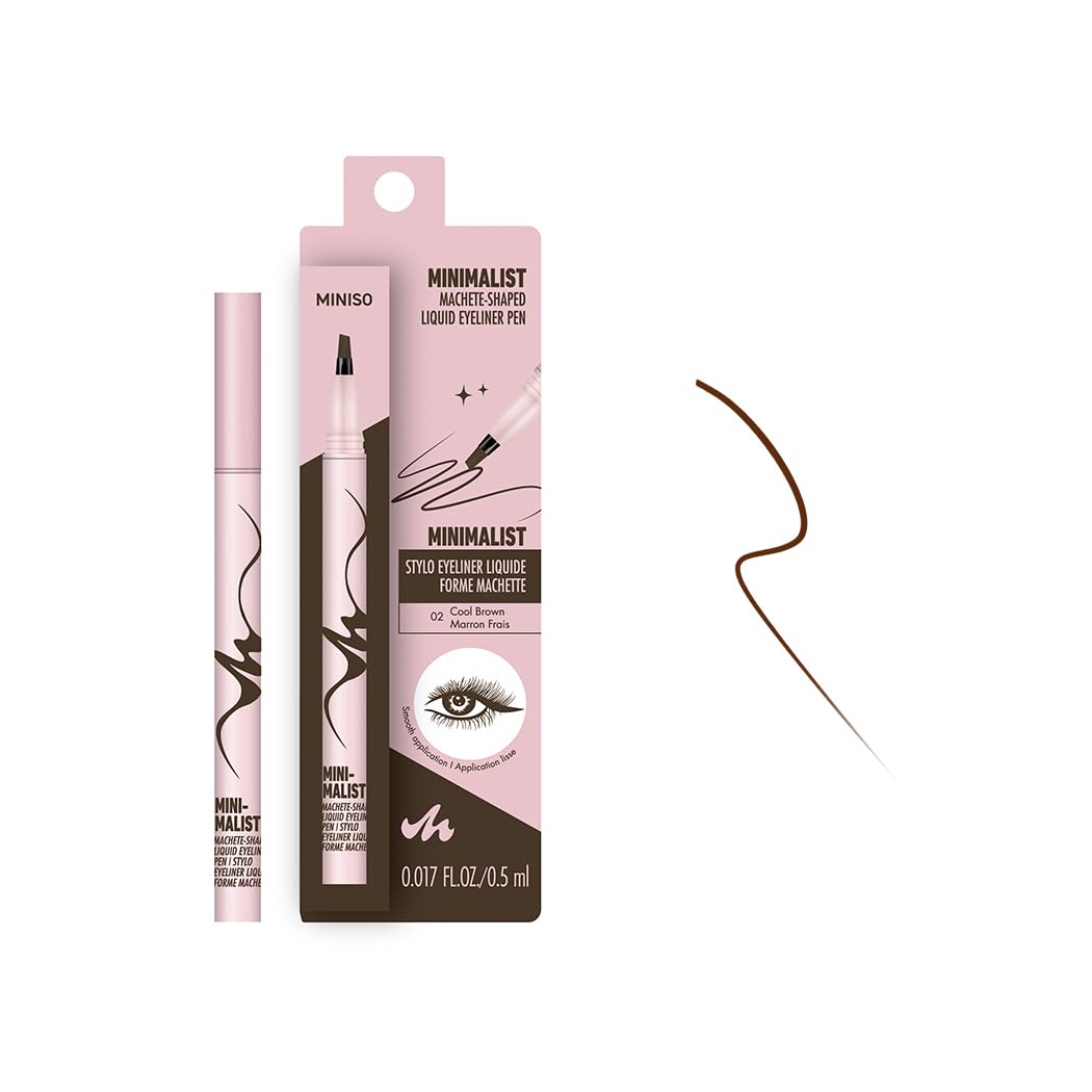 Miniso Minimalist Serisi Kesik Uçlu Eyeliner 02 Kahve, 2017454011108