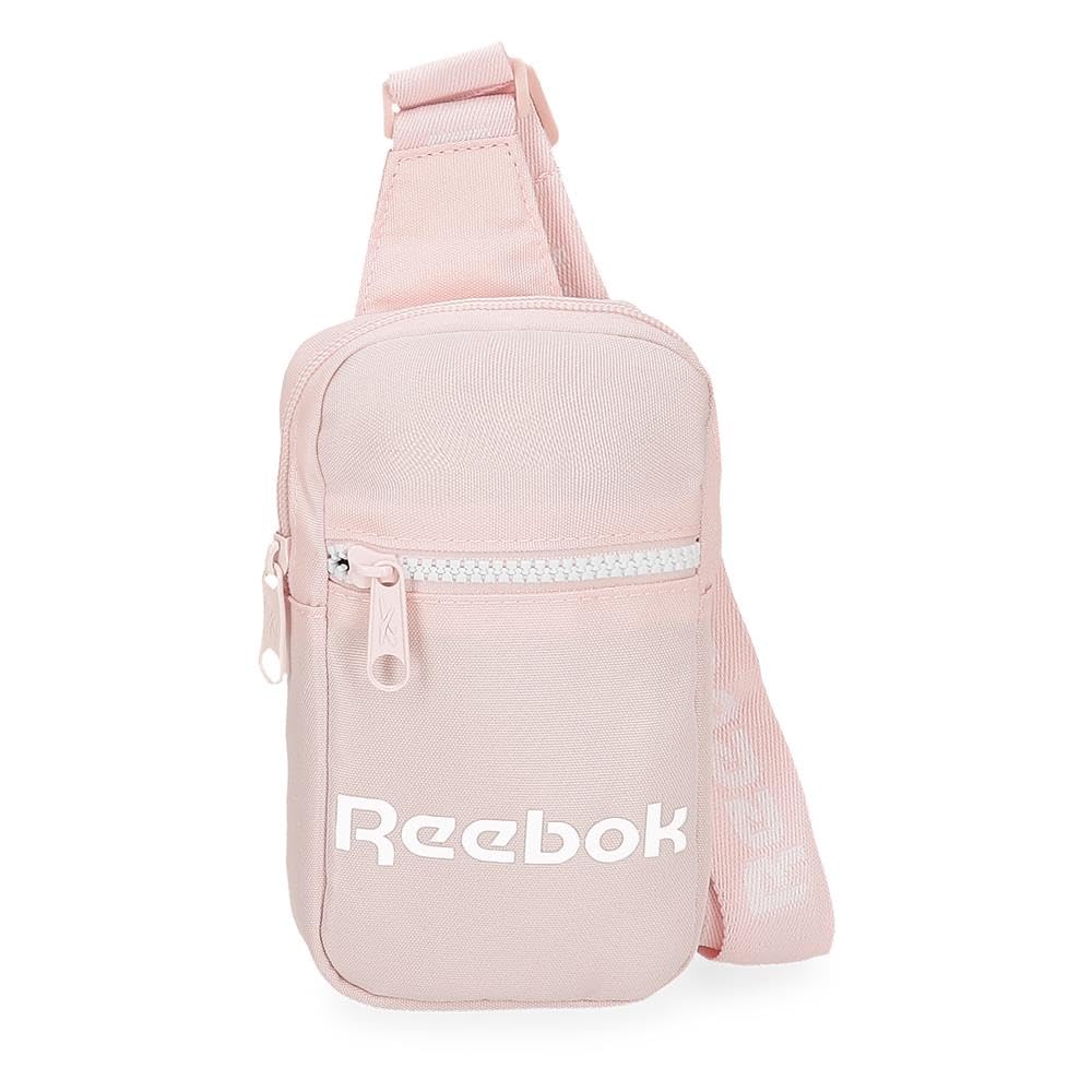 Reebok Sally Obudowa na messenger Krucjata 10x18x3 cms Poliester Różowy, Różowy, Talla única, Krucjata na ramię