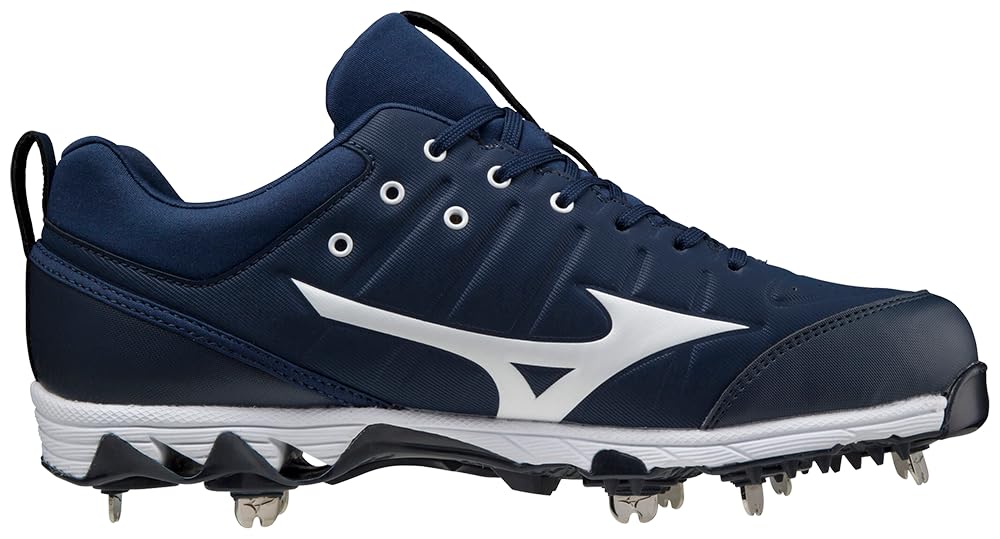 Mizuno 9-Spike Ambition 2 9-Spike - Tacchetta da Baseball in Metallo da Uomo 9 1/2 (0950) Uomo