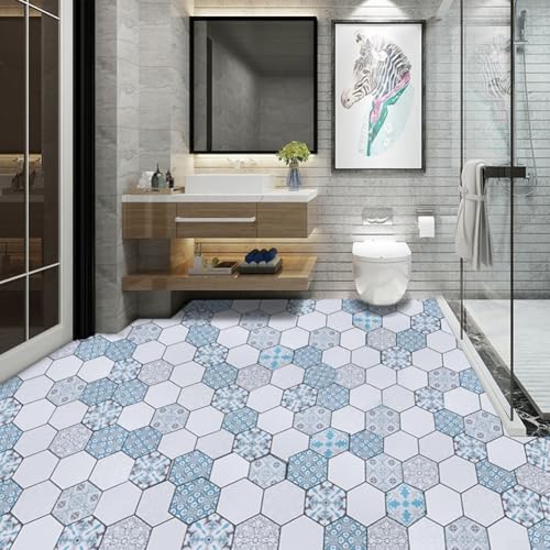 Honseadek Pegatinas impermeables de 60 cm de ancho, de PVC, para zonas húmedas, antideslizantes, fáciles de aplicar (5 60 cm)