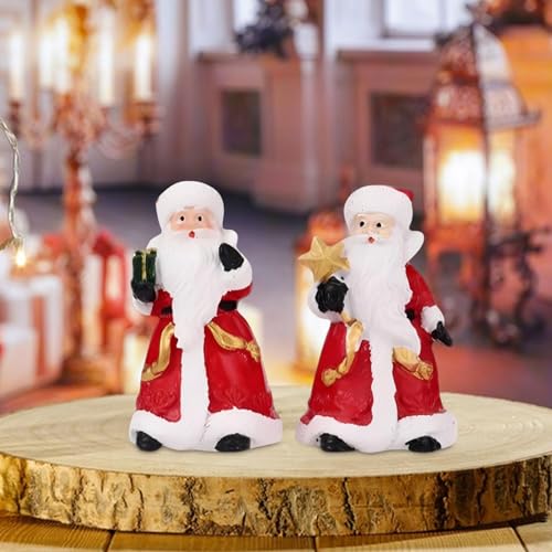 2 figurines de père noël stables et durables pour remplacer vos décorations fragiles - 6