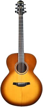 Amazon | Crafter Guitars 6弦アコースティックギター、右、ブラウン