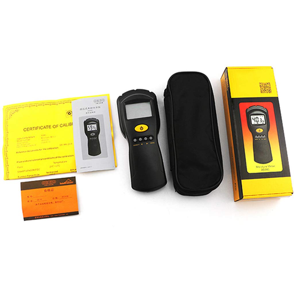 Digital Wood Moisture Meter Concrete Paper Humidity Tester Hygrometer Detector