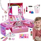 INKLUSIVE KIT: Mit einem Make-up-Set, Nagelzubehör-Set, Make-up-Werkzeug-Set und Schminktisch fördert dieses Make-up-Set für Kleinkinder kreativeres Spielen und bietet Stunden fantasievoller Spielzeit.