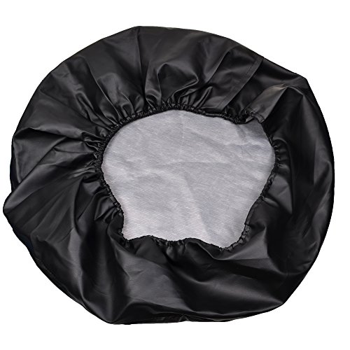 BCP Black Color PU Leather Spare Tire Cover (Fit 31-33 inches) - Image 3