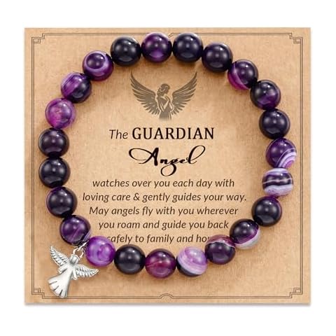 Dabem Guardian Angel for Women Angel Bracelet Angel Charm Gifts for Women Inspirational Encouragement Spiritual Jewelry Cover