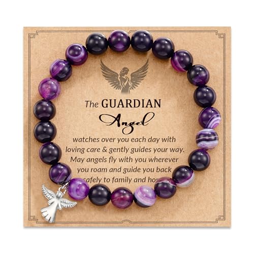 Guardian Angel Bracelet Gifts for Women, Inspirational Encouragement Spiritual Jewelry Angel Gifts