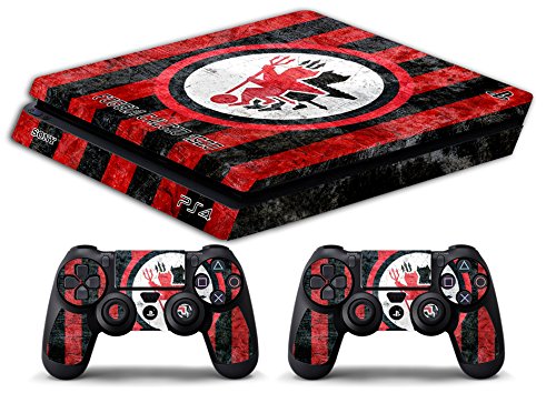 Skin Compatible with Ps4 SLIM - limited edition DECAL sticker Slim BUNDLE (Foggia)