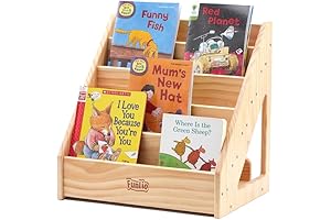 FUNLIO Kids Bookshelf 1-3 Years Old Montessori