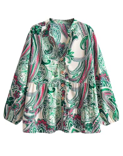 Leriya Fashion Women's Rayon Korean Style Long Sleeve Oversized B...