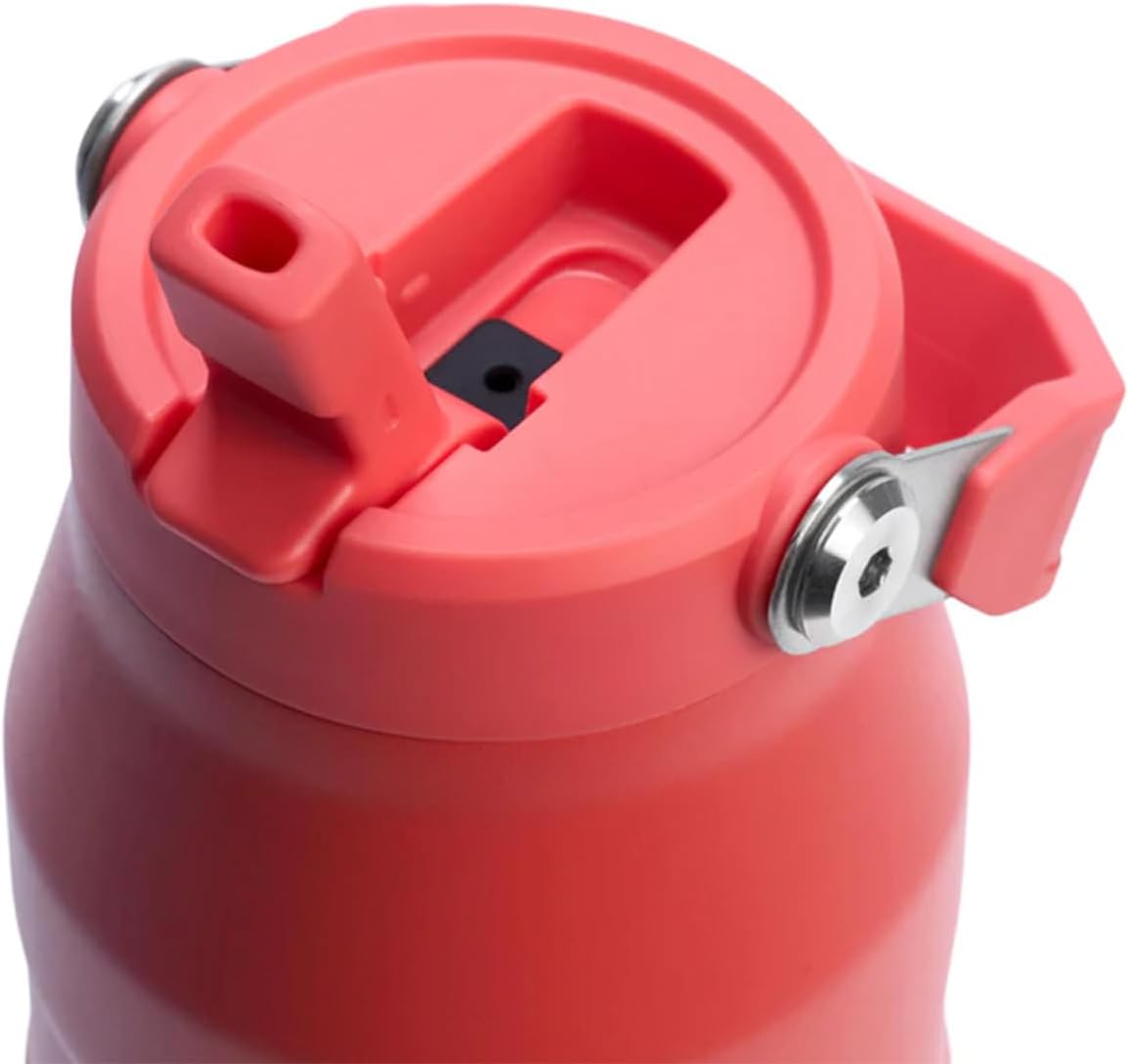Stanley IceFlow Aerolight Flip Straw 2.0 Pipetli Su Şişesi, Mercan (Hot Coral), 1.06 Litre