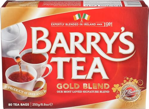 Barrys Gold Blend Tea Bags, 80 Count, 8.8 Ounce (Pack of 6)