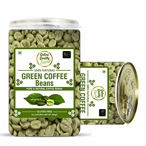 Image of Online Quality Store Green Coffee Beans - 300g | Pure & Natural for Weight Loss Management | Herbal Supplement