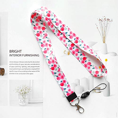 Courroie de Cou de Lanière, l'impression Recto-verso en Couleur et Idéale Pour Les Clés de Badge D'identification Mobiles Mp3 USB Holder(style 8)