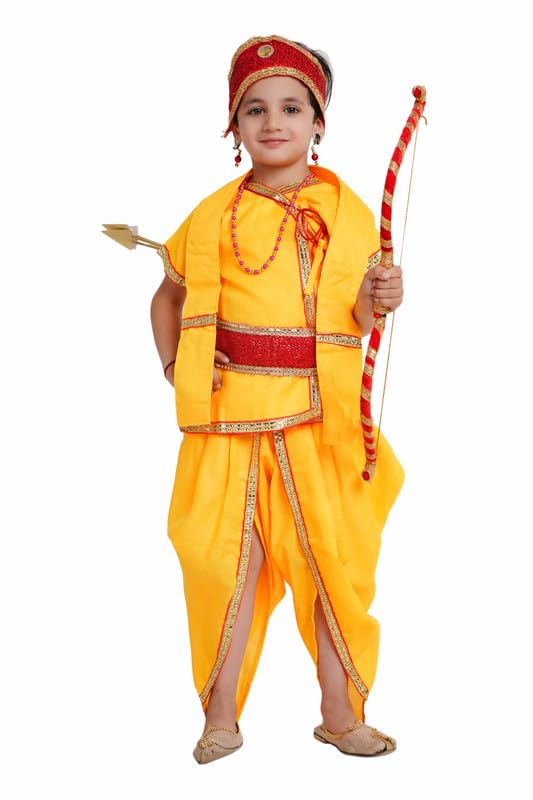 Image of Kaku Fancy Dresses Ram Costume for Kids Infant Baby Ram Dress for Boys with Accessories