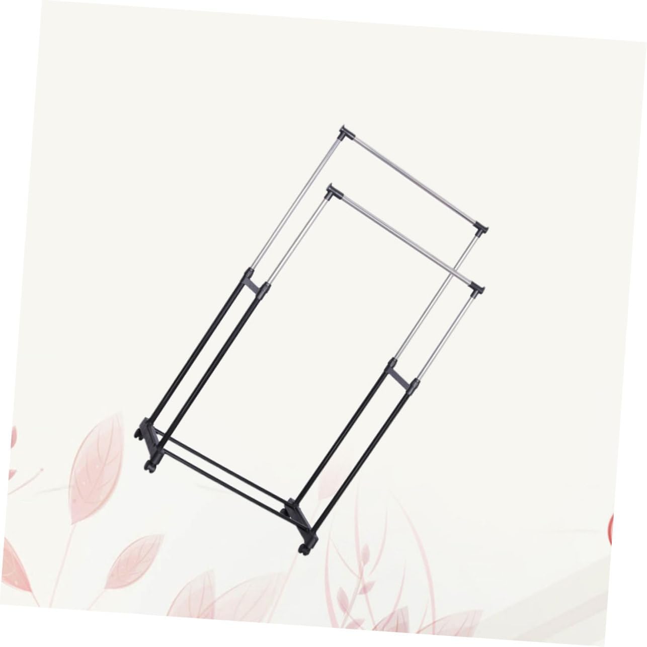 1Pc Foldable Laundry Drying Rack Creative Standing Clothes Shelf for Indoor Outdoor Use Easy to Move with Rollers Versatile Clothes Hanger for Towels More