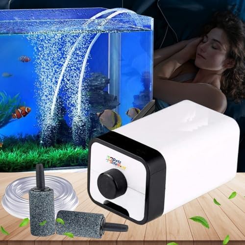 Despacito Aquarium Air Pump for Fish Tank Noiseless Fish Tank Silent