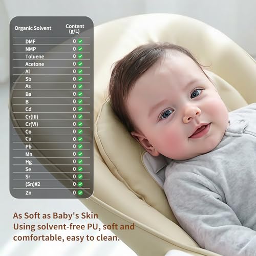 Image of Babilous Baby High Chair, 4-in-1 Foldable High Chair with Auto-Lock Wheels | Auto-Lock Wheels for Safe, Adjustable Comfort, Easy-Clean PU Seat, Infant Feeding, High Chair for Babies and Toddlers