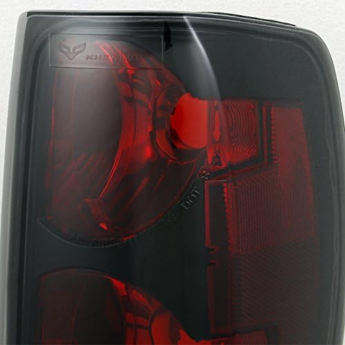AKKON - For 2004-2012 Chevy Colorado | GMC Canyon Black Smoke Headlights Lamps & Tail Lights Assembly Pair Set