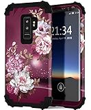 Hocase Galaxy S9 Plus Case, Shockproof Heavy Duty Protection Soft Silicone Rubber+Hard Plastic...
