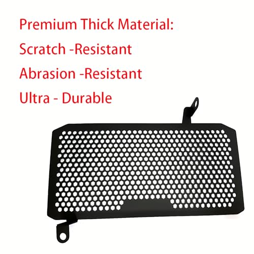 Image of CNC Aluminum Radiator Grille Guard Fit for Honda CB300R /CB250R (2018-2021) - No Mod, Black Protector Shields Radiator from Debris