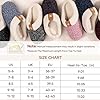ULTRAIDEAS Ladies' Cozy Memory Foam Slippers Fuzzy Wool-Like Plush Fleece Lined House Shoes w/Indoor, Outdoor Anti-Skid Rubber Sole(Grey, 5-6 UK) #5