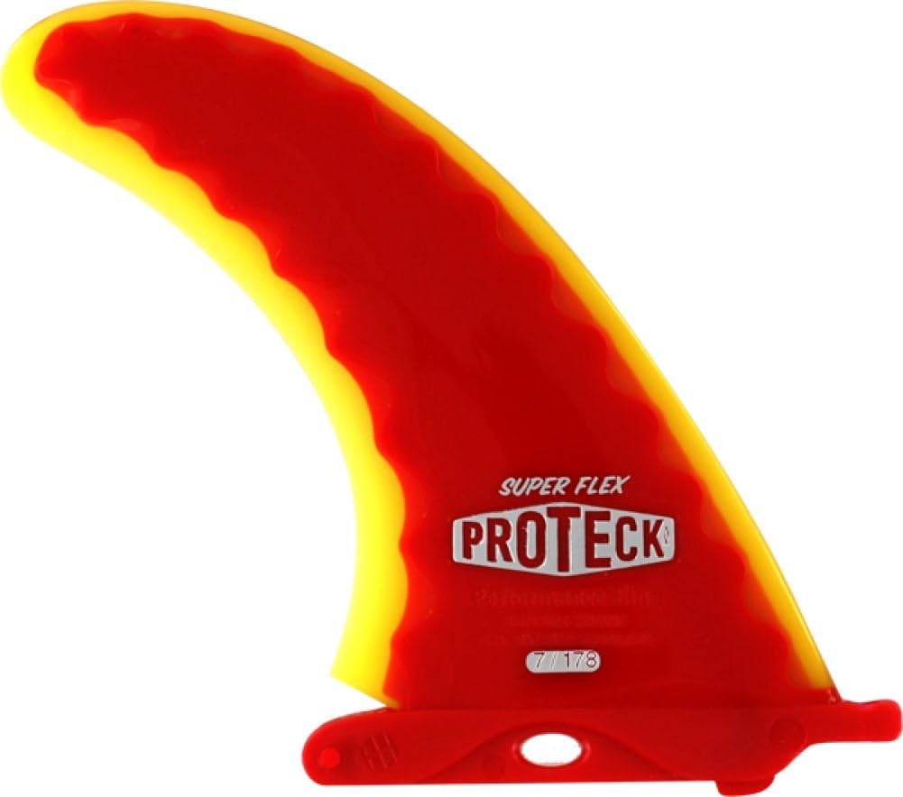 Proteck Super Flex 7.0-Pounds Center Fin System (Red/Yellow)