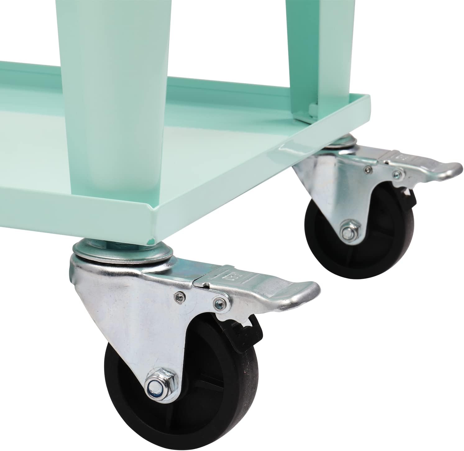 Rolling Ice Chest, Portable Patio Party Bar Drink Cooler Cart, Rolling Cooler Ice Chest, Keeps Drinks Cold and The Party Rolling,Beverage cart,Portable Rolling Ice Chest on Wheels - Mint Green