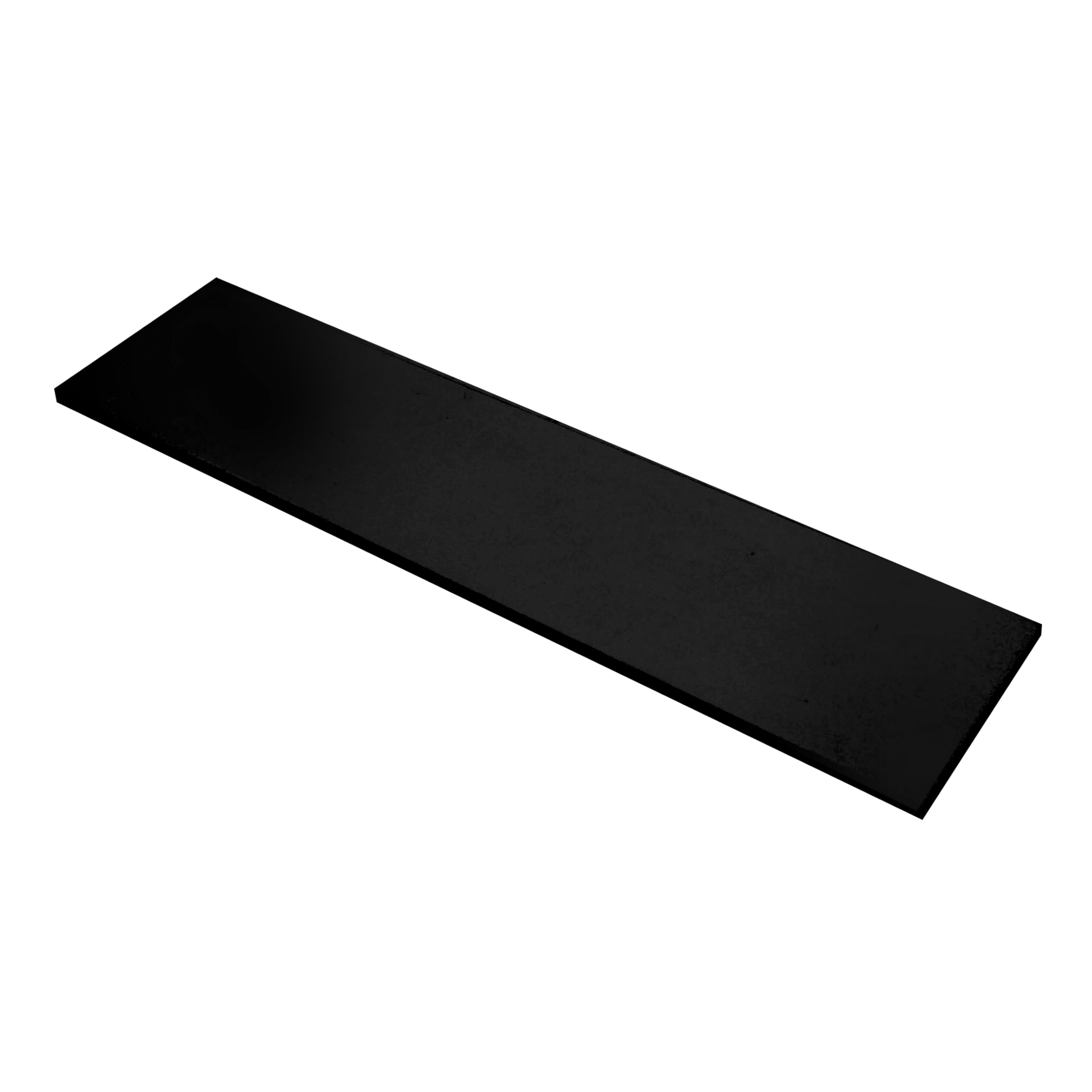 SSWBasics Laminated Black Melamine Shelf Board, 48”L x 12”W, Durable and Sleek Cabinet Replacement Shelves, Sturdy and Stylish Shelf Boards for Retail