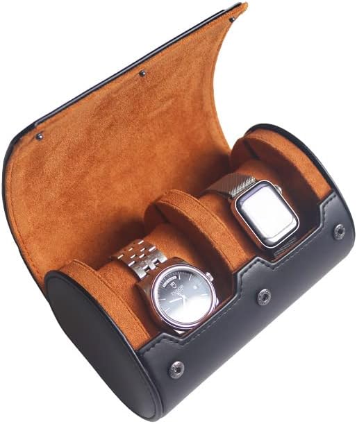 2 Watch Travel Case for Men Watch Roll Travel Gift