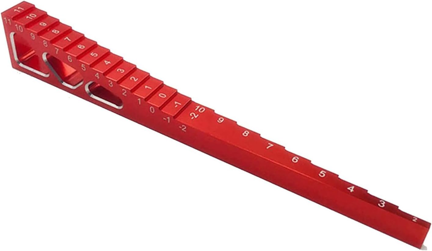 Portable Adjuster Ruler Height Gauge Measuring Tool Car Height Gauge Ride Height Droop For 1/10 Car Orange Droop Gauge