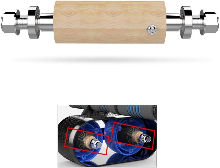 Abdominal Wheel Double Spring Tank Type Rebound Abdominal Muscle Roller Exercise Equipment