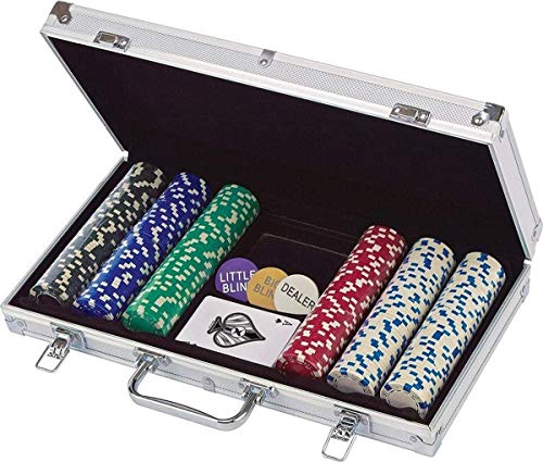 El mejor review de Set póker los más solicitados. 33 Cardinal, Set de póker de 300 fichas con Estuche portátil de Aluminio, fichas Profesionales de 11.5 g y 5 Dados de póker, para Adultos y niños a Partir de 10 años