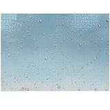 ABAKUHAUS Azul Rompecabezas, Corazón de Las Gotas de Lluvia, Calidad de Herencia Actividad Divertida para la Familia Cartón Resistente, 1000 Piezas, Azul