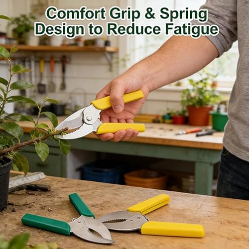 Tijeras de injerto para jardinería, set de 2 piezas miniatura 3