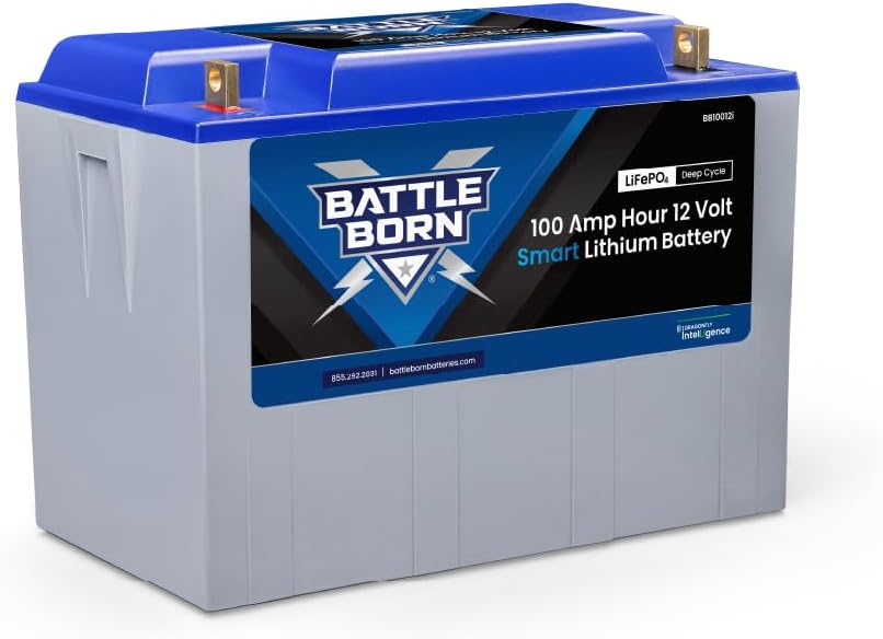 12V Good Lithium-Ion (LiFePO4) RV, Marine, Photo voltaic, & Off Grid Batteries – Bluetooth Connectivity – Battle Born Batteries